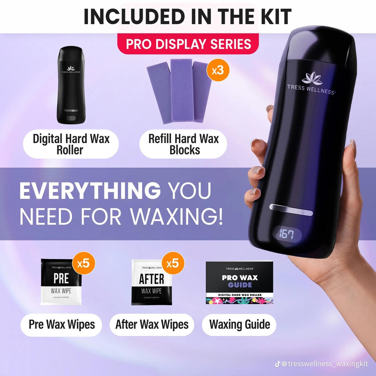 Tres Wellness First-Ever Hard Wax Roller