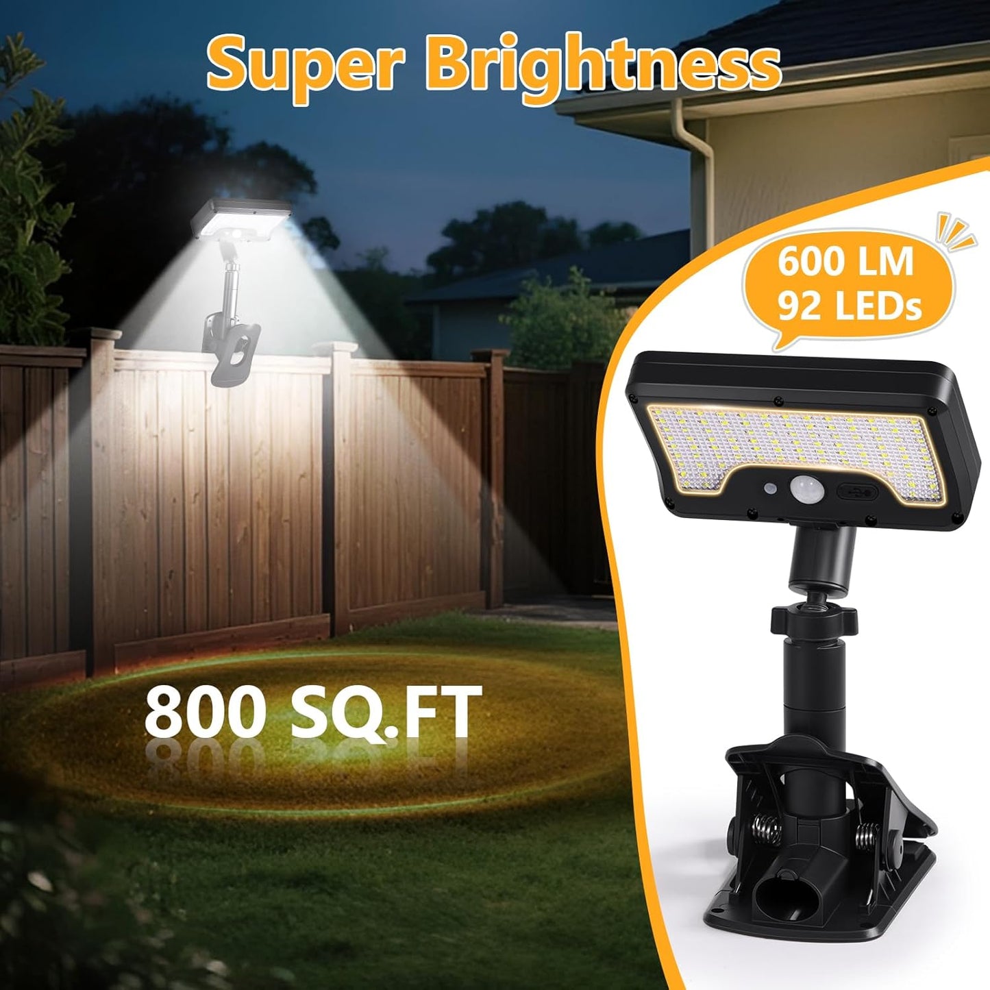 LightMate Clip-On Solar Light | No Wires, No Drilling