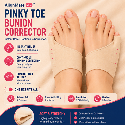 AlignMate Mini™ — First-Ever Pinky Toe Bunion Corrector