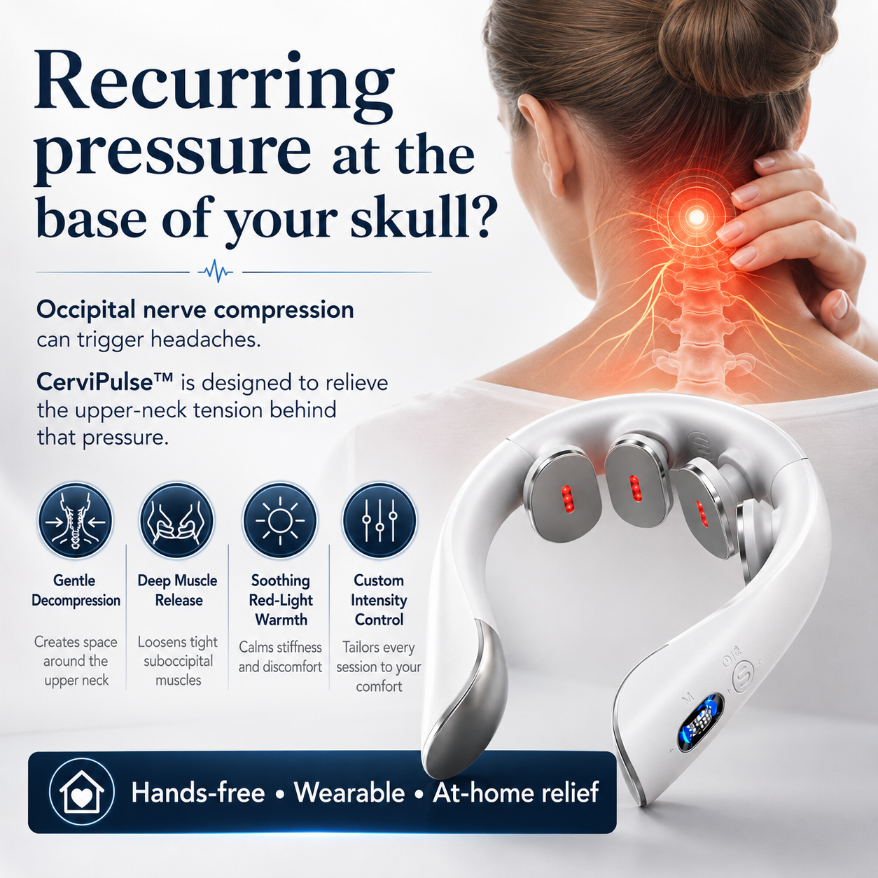 CerviPulse-No More Recurring Headaches From Occipital Neuralgia and Cervical Spinal Stenosis