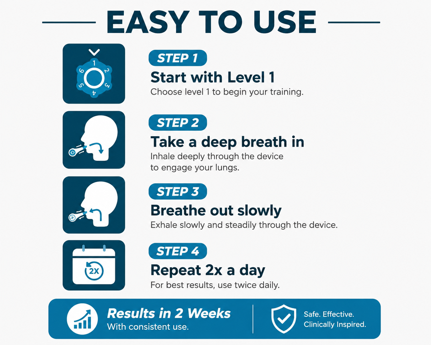The Breather– Portable Respiratory Muscle Training Device For People Who Feel Tired Doing Simple Daily Tasks