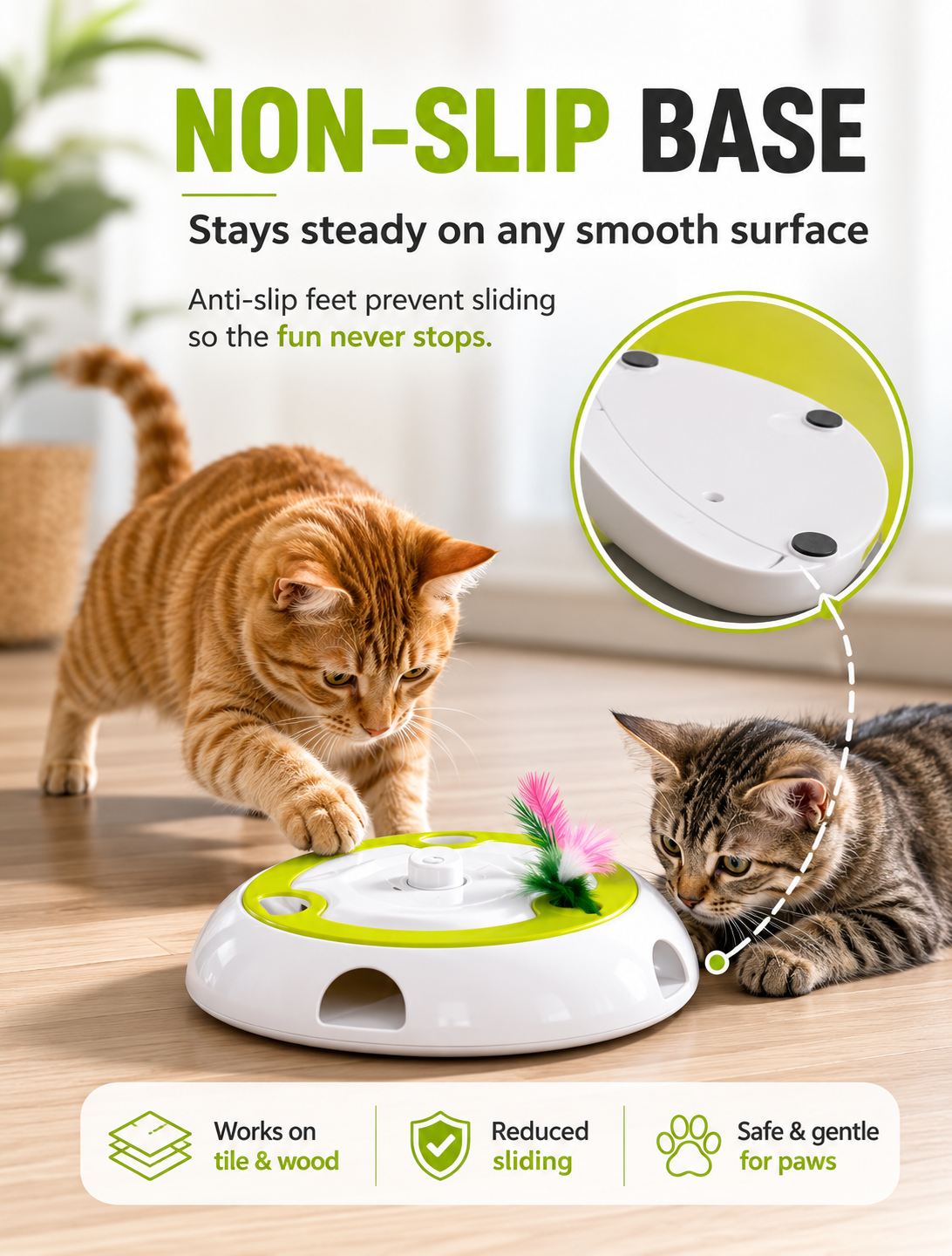 PurrChase AutoPop-keep your cat chasing, pouncing, and curious