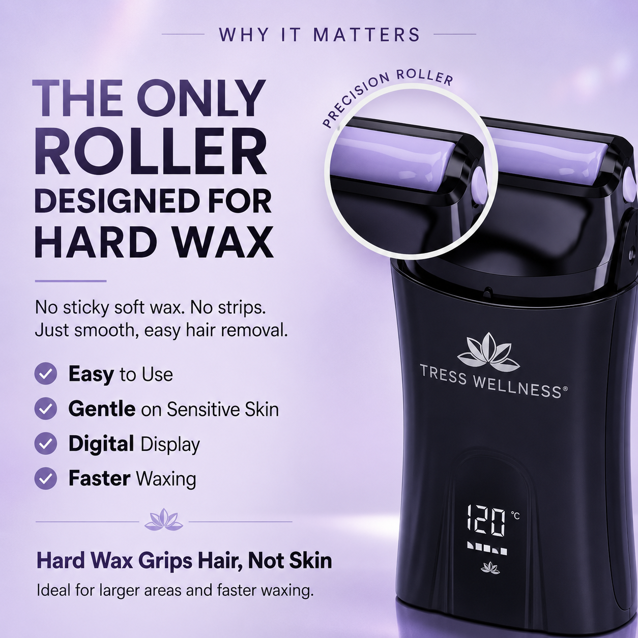 Tres Wellness First-Ever Hard Wax Roller