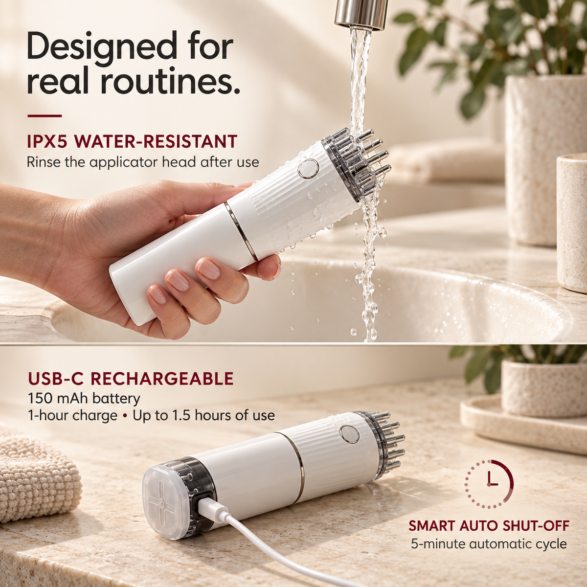 HairBack Pro- 3-in-1 Hair Regrowth Scalp Applicator