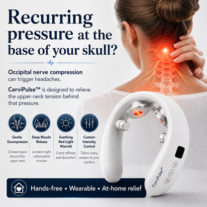 CerviPulse-No More Recurring Headaches From Occipital Neuralgia, Migraines and Cervical.