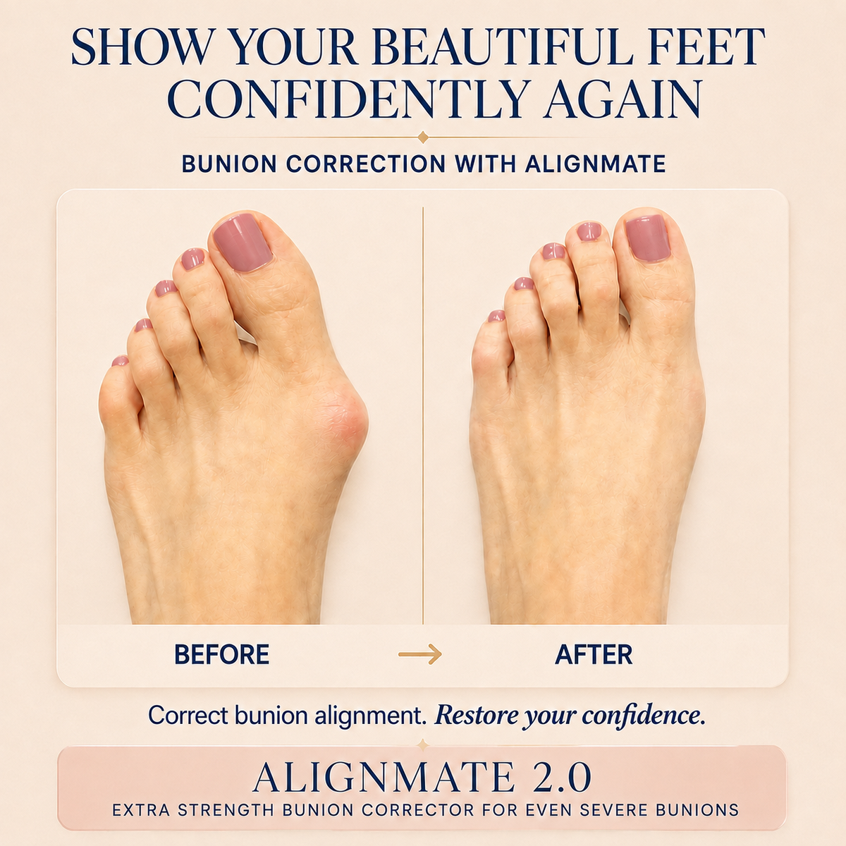 AlignMate 2.0 — Advanced Correction for Even Severe Bunions